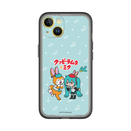 スリムプロテクションプレミアムケース［ 初音ミク×クッピーラムネ - 初音ミク×クッピー - デフォルメイラスト ］
