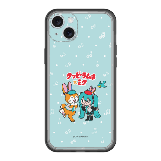 スリムプロテクションプレミアムケース［ 初音ミク×クッピーラムネ - 初音ミク×クッピー - デフォルメイラスト ］