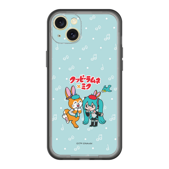 スリムプロテクションプレミアムケース［ 初音ミク×クッピーラムネ - 初音ミク×クッピー - デフォルメイラスト ］