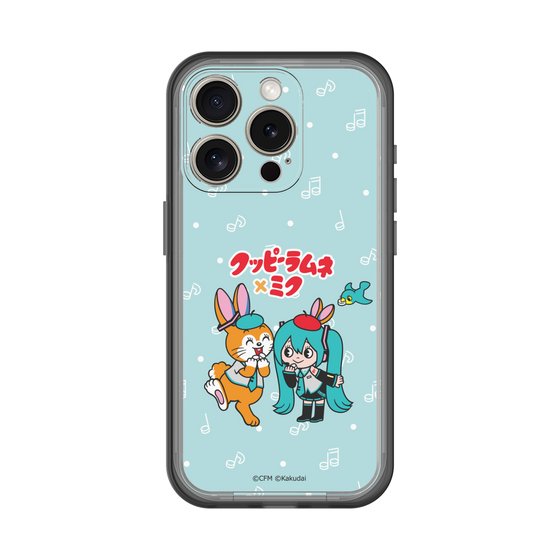 スリムプロテクションプレミアムケース［ 初音ミク×クッピーラムネ - 初音ミク×クッピー - デフォルメイラスト ］