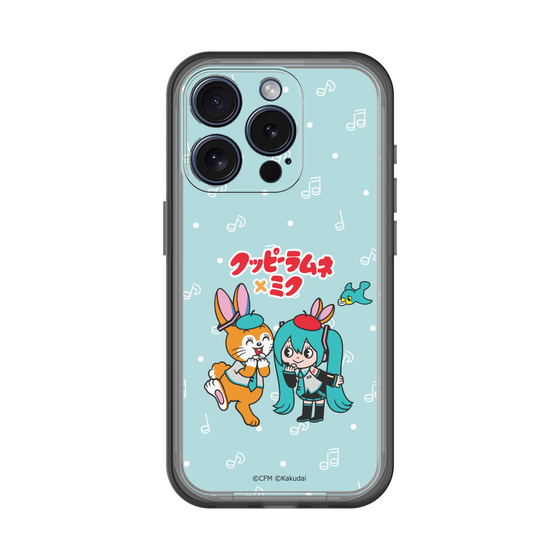 スリムプロテクションプレミアムケース［ 初音ミク×クッピーラムネ - 初音ミク×クッピー - デフォルメイラスト ］
