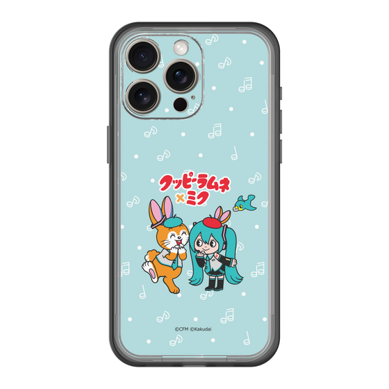 スリムプロテクションプレミアムケース［ 初音ミク×クッピーラムネ - 初音ミク×クッピー - デフォルメイラスト ］