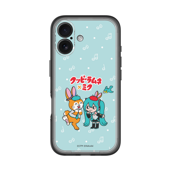 スリムプロテクションプレミアムケース［ 初音ミク×クッピーラムネ - 初音ミク×クッピー - デフォルメイラスト ］