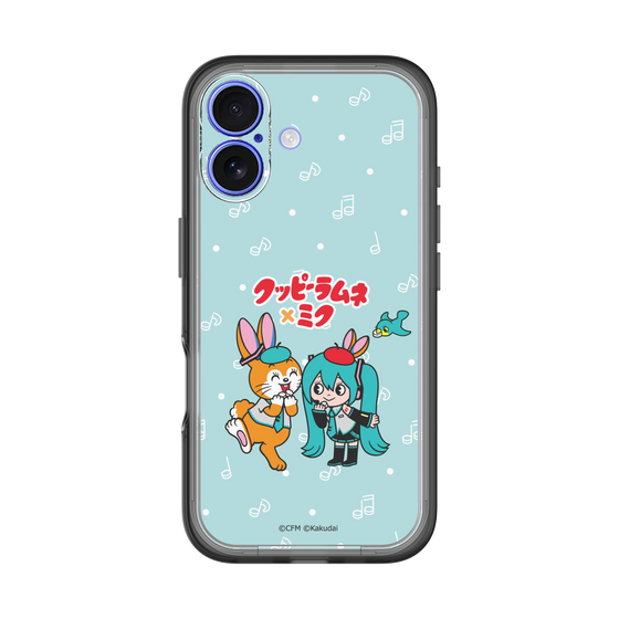 スリムプロテクションプレミアムケース［ 初音ミク×クッピーラムネ - 初音ミク×クッピー - デフォルメイラスト ］