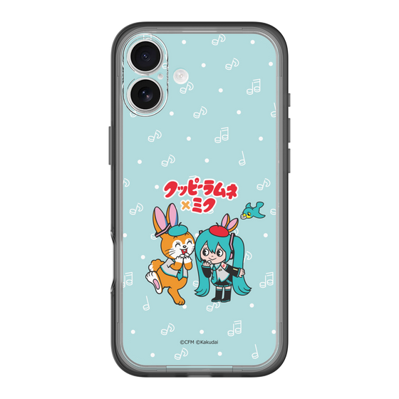 スリムプロテクションプレミアムケース［ 初音ミク×クッピーラムネ - 初音ミク×クッピー - デフォルメイラスト ］