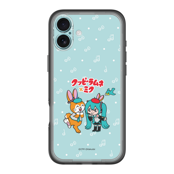スリムプロテクションプレミアムケース［ 初音ミク×クッピーラムネ - 初音ミク×クッピー - デフォルメイラスト ］