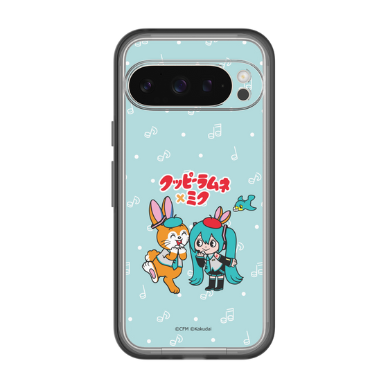 スリムプロテクションプレミアムケース［ 初音ミク×クッピーラムネ - 初音ミク×クッピー - デフォルメイラスト ］