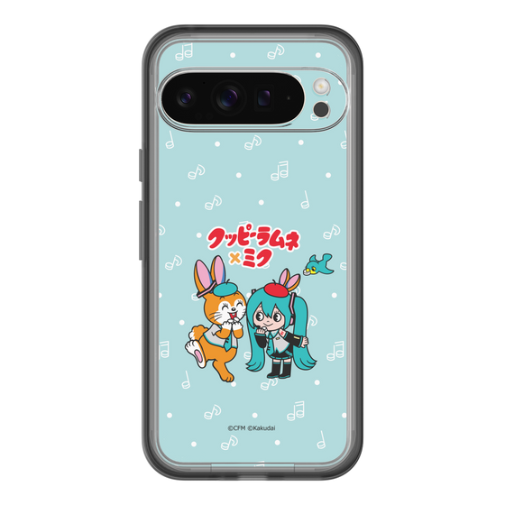 スリムプロテクションプレミアムケース［ 初音ミク×クッピーラムネ - 初音ミク×クッピー - デフォルメイラスト ］