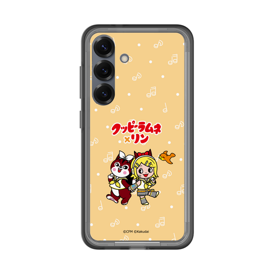 スリムプロテクションプレミアムケース［ 初音ミク×クッピーラムネ - 鏡音リン×ラム - デフォルメイラスト ］