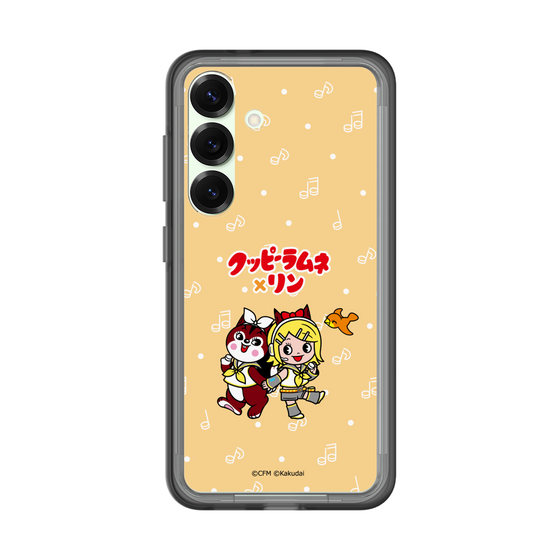スリムプロテクションプレミアムケース［ 初音ミク×クッピーラムネ - 鏡音リン×ラム - デフォルメイラスト ］