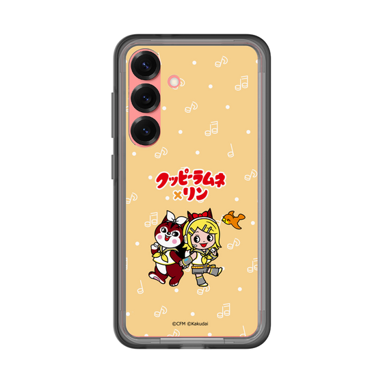 スリムプロテクションプレミアムケース［ 初音ミク×クッピーラムネ - 鏡音リン×ラム - デフォルメイラスト ］