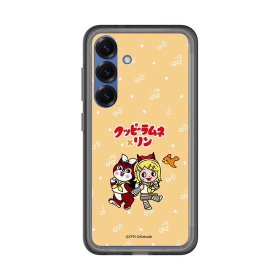 スリムプロテクションプレミアムケース［ 初音ミク×クッピーラムネ - 鏡音リン×ラム - デフォルメイラスト ］