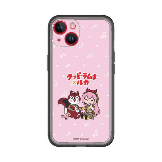スリムプロテクションプレミアムケース［ 初音ミク×クッピーラムネ - 巡音ルカ×ラム - デフォルメイラスト ］