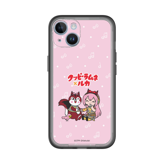 スリムプロテクションプレミアムケース［ 初音ミク×クッピーラムネ - 巡音ルカ×ラム - デフォルメイラスト ］
