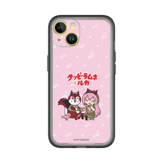 スリムプロテクションプレミアムケース［ 初音ミク×クッピーラムネ - 巡音ルカ×ラム - デフォルメイラスト ］