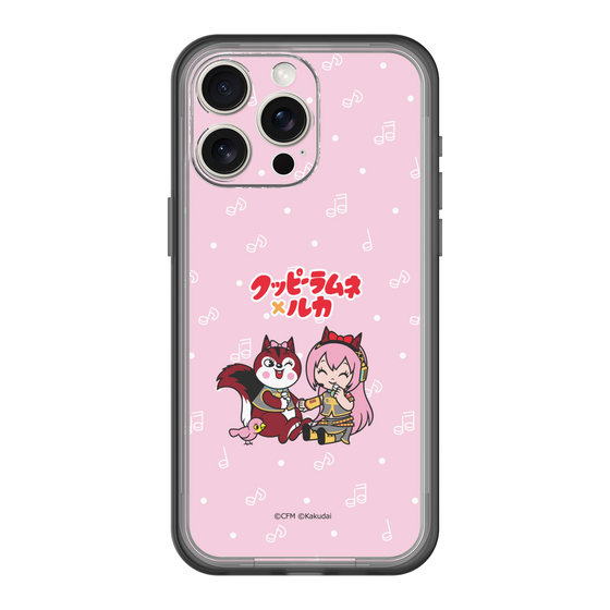 スリムプロテクションプレミアムケース［ 初音ミク×クッピーラムネ - 巡音ルカ×ラム - デフォルメイラスト ］