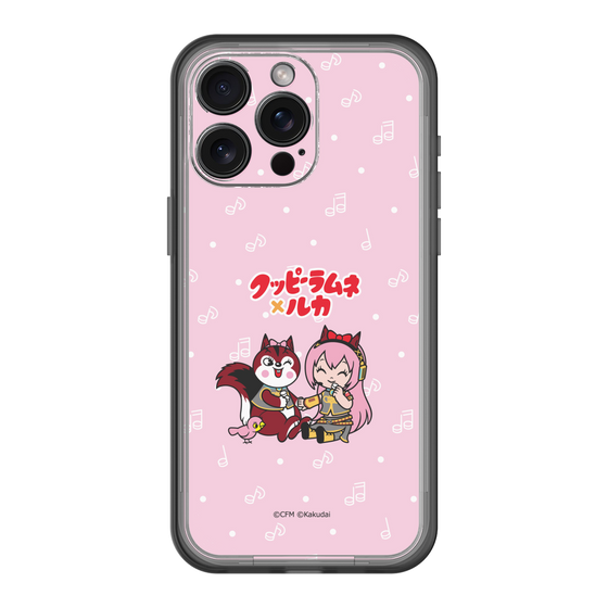 スリムプロテクションプレミアムケース［ 初音ミク×クッピーラムネ - 巡音ルカ×ラム - デフォルメイラスト ］
