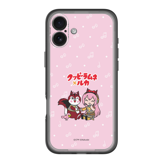 スリムプロテクションプレミアムケース［ 初音ミク×クッピーラムネ - 巡音ルカ×ラム - デフォルメイラスト ］