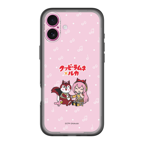 スリムプロテクションプレミアムケース［ 初音ミク×クッピーラムネ - 巡音ルカ×ラム - デフォルメイラスト ］