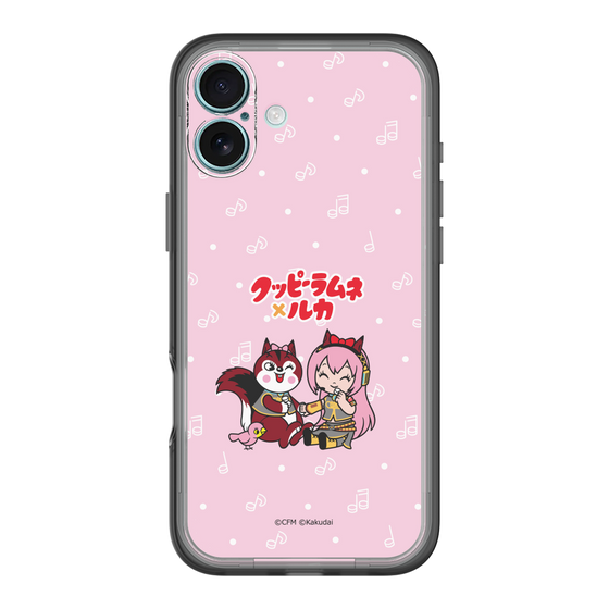 スリムプロテクションプレミアムケース［ 初音ミク×クッピーラムネ - 巡音ルカ×ラム - デフォルメイラスト ］