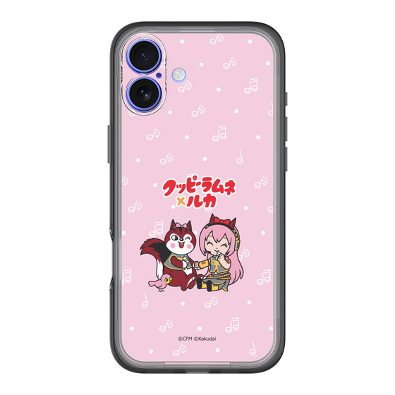 スリムプロテクションプレミアムケース［ 初音ミク×クッピーラムネ - 巡音ルカ×ラム - デフォルメイラスト ］
