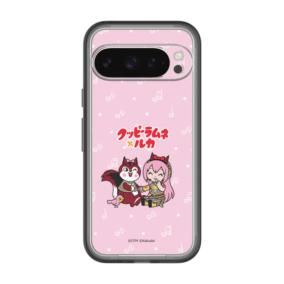 スリムプロテクションプレミアムケース［ 初音ミク×クッピーラムネ - 巡音ルカ×ラム - デフォルメイラスト ］