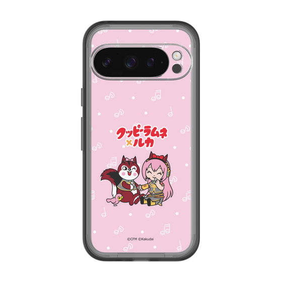 スリムプロテクションプレミアムケース［ 初音ミク×クッピーラムネ - 巡音ルカ×ラム - デフォルメイラスト ］