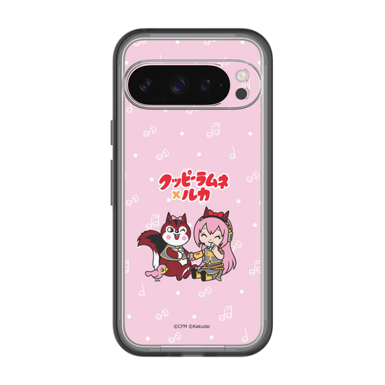 スリムプロテクションプレミアムケース［ 初音ミク×クッピーラムネ - 巡音ルカ×ラム - デフォルメイラスト ］