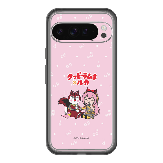 スリムプロテクションプレミアムケース［ 初音ミク×クッピーラムネ - 巡音ルカ×ラム - デフォルメイラスト ］