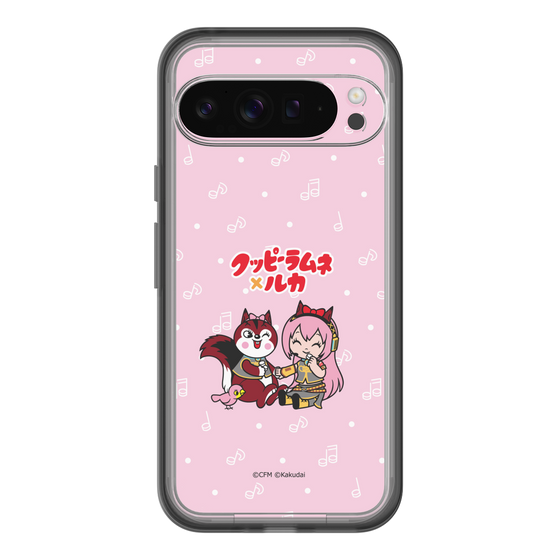 スリムプロテクションプレミアムケース［ 初音ミク×クッピーラムネ - 巡音ルカ×ラム - デフォルメイラスト ］