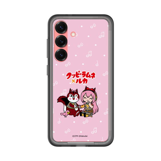 スリムプロテクションプレミアムケース［ 初音ミク×クッピーラムネ - 巡音ルカ×ラム - デフォルメイラスト ］
