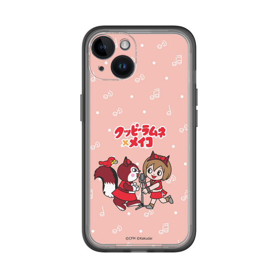 スリムプロテクションプレミアムケース［ 初音ミク×クッピーラムネ - MEIKO×ラム - デフォルメイラスト ］