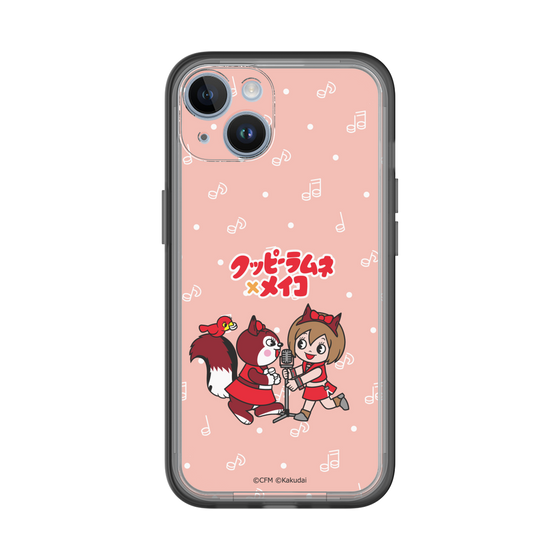 スリムプロテクションプレミアムケース［ 初音ミク×クッピーラムネ - MEIKO×ラム - デフォルメイラスト ］