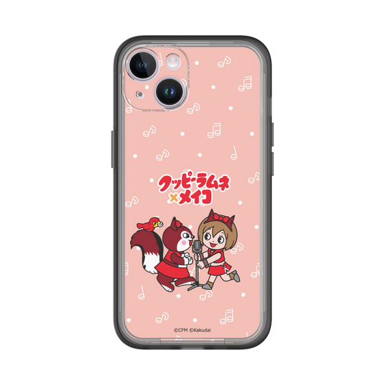 スリムプロテクションプレミアムケース［ 初音ミク×クッピーラムネ - MEIKO×ラム - デフォルメイラスト ］