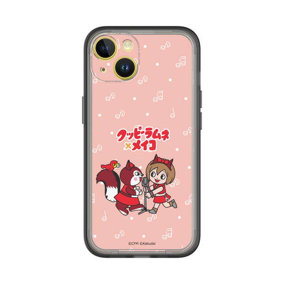 スリムプロテクションプレミアムケース［ 初音ミク×クッピーラムネ - MEIKO×ラム - デフォルメイラスト ］