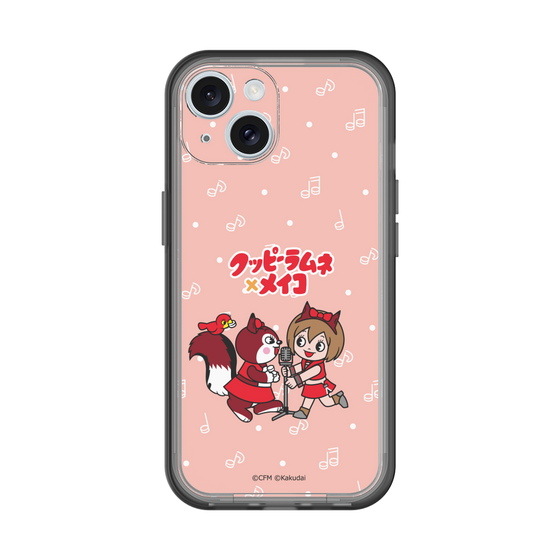 スリムプロテクションプレミアムケース［ 初音ミク×クッピーラムネ - MEIKO×ラム - デフォルメイラスト ］