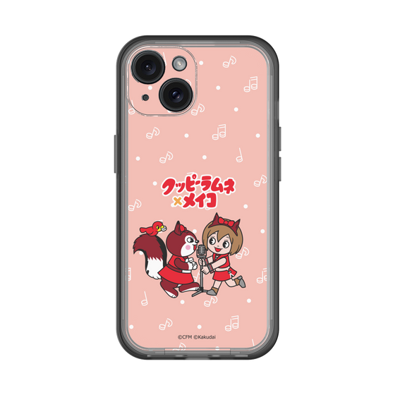 スリムプロテクションプレミアムケース［ 初音ミク×クッピーラムネ - MEIKO×ラム - デフォルメイラスト ］