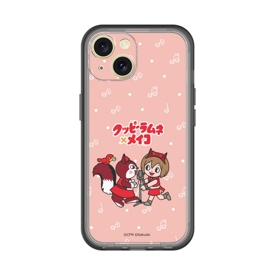 スリムプロテクションプレミアムケース［ 初音ミク×クッピーラムネ - MEIKO×ラム - デフォルメイラスト ］