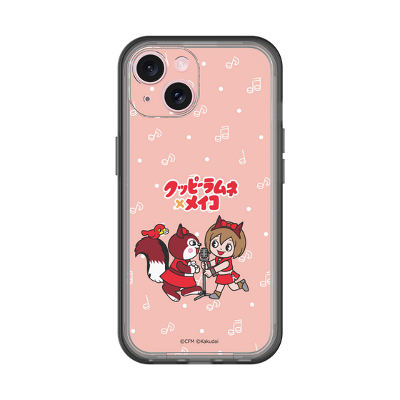 スリムプロテクションプレミアムケース［ 初音ミク×クッピーラムネ - MEIKO×ラム - デフォルメイラスト ］