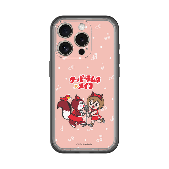 スリムプロテクションプレミアムケース［ 初音ミク×クッピーラムネ - MEIKO×ラム - デフォルメイラスト ］