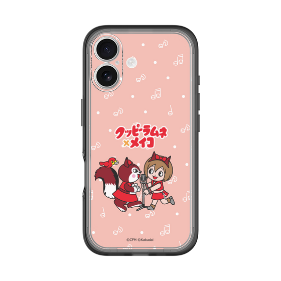 スリムプロテクションプレミアムケース［ 初音ミク×クッピーラムネ - MEIKO×ラム - デフォルメイラスト ］