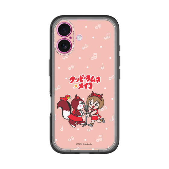 スリムプロテクションプレミアムケース［ 初音ミク×クッピーラムネ - MEIKO×ラム - デフォルメイラスト ］