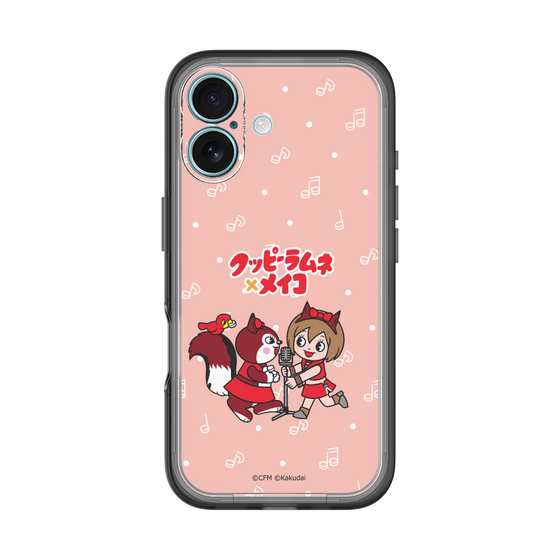 スリムプロテクションプレミアムケース［ 初音ミク×クッピーラムネ - MEIKO×ラム - デフォルメイラスト ］