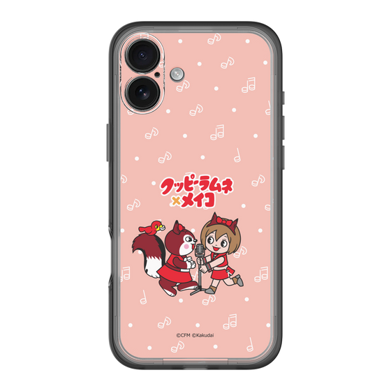 スリムプロテクションプレミアムケース［ 初音ミク×クッピーラムネ - MEIKO×ラム - デフォルメイラスト ］