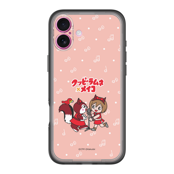 スリムプロテクションプレミアムケース［ 初音ミク×クッピーラムネ - MEIKO×ラム - デフォルメイラスト ］
