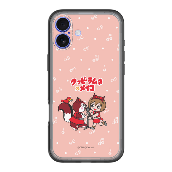 スリムプロテクションプレミアムケース［ 初音ミク×クッピーラムネ - MEIKO×ラム - デフォルメイラスト ］