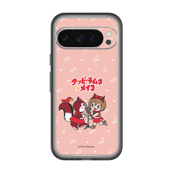 スリムプロテクションプレミアムケース［ 初音ミク×クッピーラムネ - MEIKO×ラム - デフォルメイラスト ］
