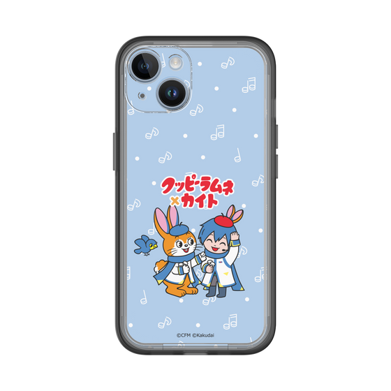 スリムプロテクションプレミアムケース［ 初音ミク×クッピーラムネ - KAITO×クッピー - デフォルメイラスト ］