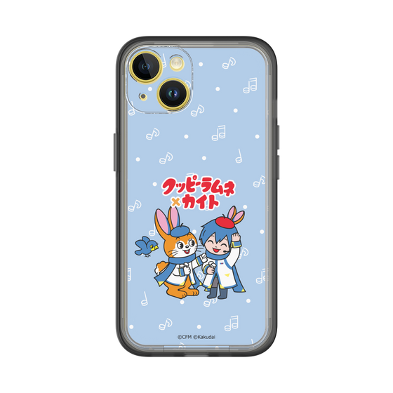 スリムプロテクションプレミアムケース［ 初音ミク×クッピーラムネ - KAITO×クッピー - デフォルメイラスト ］