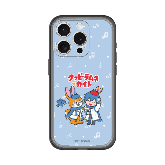 スリムプロテクションプレミアムケース［ 初音ミク×クッピーラムネ - KAITO×クッピー - デフォルメイラスト ］